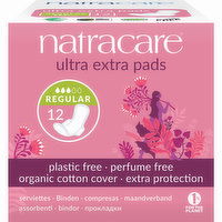 Natracare - Ultra Extra Pads Normal, 12 Each