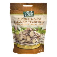 Fresh Gourmet - Sliced Almonds Honey Roasted, 99 Gram