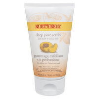 Burt's Bees - Deep Pore Scrub - Peach & Willow Bark, 110 Gram