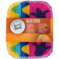 World's Best - Flat Pot Scrubber, 1 Each