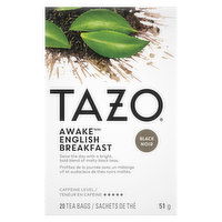 Tazo - Awake English Breakfast Black, 20 Each