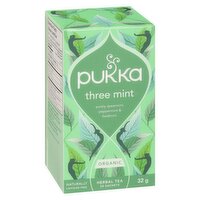 pukka - Three Mint Organic Tea, 20 Each