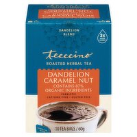 Teeccino - Herbal Tea Dandelion Caramel Nut Organic, 10 Each