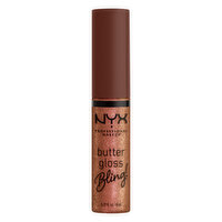 NYX - Hustla Sparkly Dark Brown Lip Gloss, 8 Millilitre