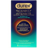 DUREX - Condom Close Fit Intensity, 8 Each