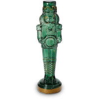 LED - Glass Green Nutcracker 10.6In, 1 Each