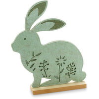 Easter - Fabric Bunny Green Table Decor, 12.1 Inch, 1 Each