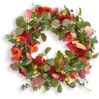 Daisy - Spring Floral Wreath, 18 Inch, 1 Each