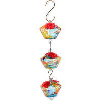Artglass - 3Pc Hummingbird Feeder 19.6In, 1 Each