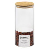 Gourmet - Glass Jar With Bamboo Lid 1.4l, 1 Each