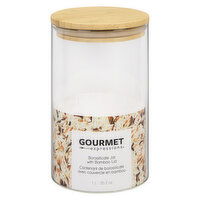 Gourmet - Glass Jar With Bamboo Lid 1L, 1 Each