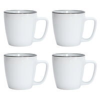 CENA Collection - Set of 4 Mugs White, 1 Each