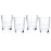 CENA Collection - Fluted Glass & Tumbler 4 pc set, 1 Each