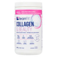 LEANFIT - Collagen & Beauty Unflavoured, 284 Gram