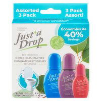 Just a drop - Assorted Multi Pack Odor Eliminator, 3 Each