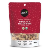 Elan - Brazil Nuts, Organic Raw, 185 Gram