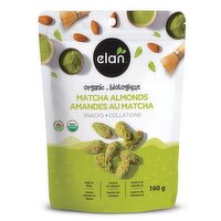 Elan - Matcha Almonds, Organic, 160 Gram
