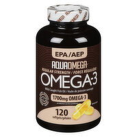 AQUAOMEGA - Omega-3 Regular Strength, 120 Each