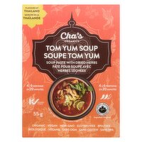 Cha's Organic - Tom Yum Soup Paste With Dried Herbs Organic, 55 Gram