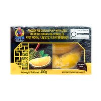 SEABO - Frozen R16 Durian Pulp w Seed, 400 Gram