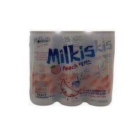 Milkis - Milkis Can Peach, 6 Each