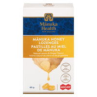 Manuka Honey - Lemon Ginger Lozenges, 65 Gram