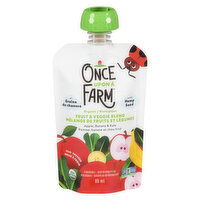 Once Upon A Farm - Baby Puree - Apple Banana Kale Organic Stage 2, 85 Millilitre