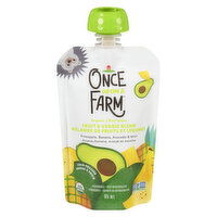 Once Upon A Farm - Pineapple Banana Avocado Mint Organic, 85 Millilitre