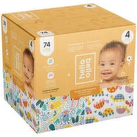 Hello Bello - Baby Diapers Size 4, 74 Each