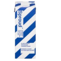 Sproud - Pea Milk Unsweetened, 1 Litre