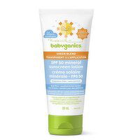 Babyganics - OT SPF50 Mineral Sunscreen Lotion, 89 Millilitre