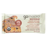 Gomacro - MacroBar Double Chocolate Peanut Butter Chip, 65 Gram