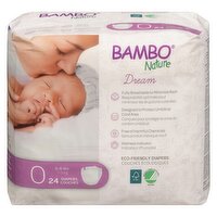 Bambo Nature - Baby Diapers Size 0, 24 Each