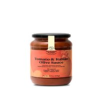 Delicious & Sons - Tomato Italian Olive Sauce Organic, 530 Gram