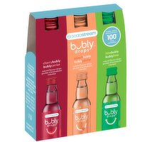 SodaStream - Bubly Drops Cherry Peach & Lime Flavoured, 3 Each