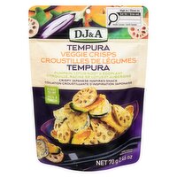 DJ&A - Tempura Veggie Crisps, 70 Gram