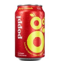 Poppi - Cherry Limeade Soda, 355 Millilitre