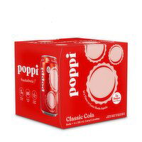 Poppi - Soda Classic Cola, 4 Each