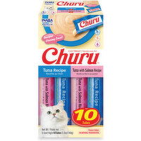 Inaba Churu - Cat Treat Tuna with Salmon Recipe, 10 Each