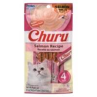 Churu - Cat Treat Salmon Recipe Pure, 4 Each