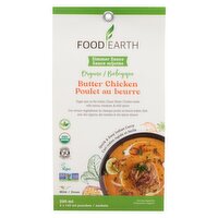 Food Earth - Butter Chicken Simmer Sauce Organic, 290 Millilitre