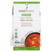 Food Earth - Tikka Masala Simmer Sauce Organic, 290 Millilitre