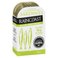 Raincoast Trading - Sardines Chili & Lime, 120 Gram