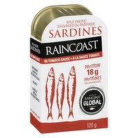 Raincoast Trading - Sardines in Tomato Sauce, 120 Gram