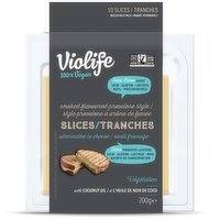 Violife - Smoked Provolone Style Vegan Cheese Slice, 200 Gram