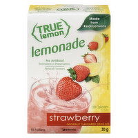 True Lemon - Strawberry Lemonade Packets, 10 Each