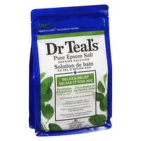 Dr Teal's - Epsom Salt Soaking Solution - Relax & Relief, 1.36 Kilogram