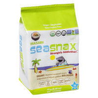 SeaSnax - Organic Roasted Seaweed Snack - Wasabi, 10 Gram