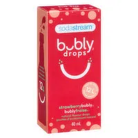 SodaStream - Bubly Drops Strawberry Bubly, 40 Millilitre