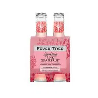 Fever Tree - Sparkling Pink Grapefruit, 4 Each